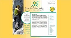 Desktop Screenshot of boyetteorthopedics.com